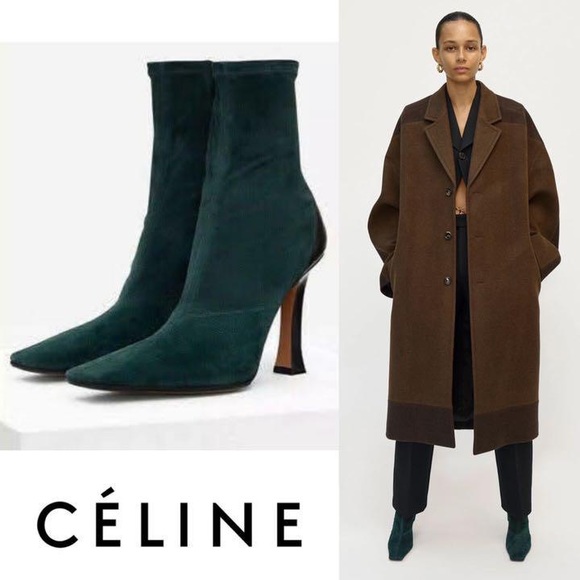 Celine Shoes - Suede Madame Boots